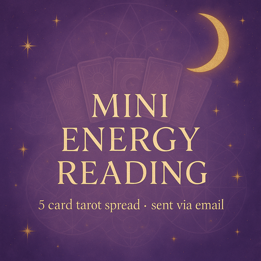 Mini Energy Tarot & Oracle Reading⎜ Sent via Email